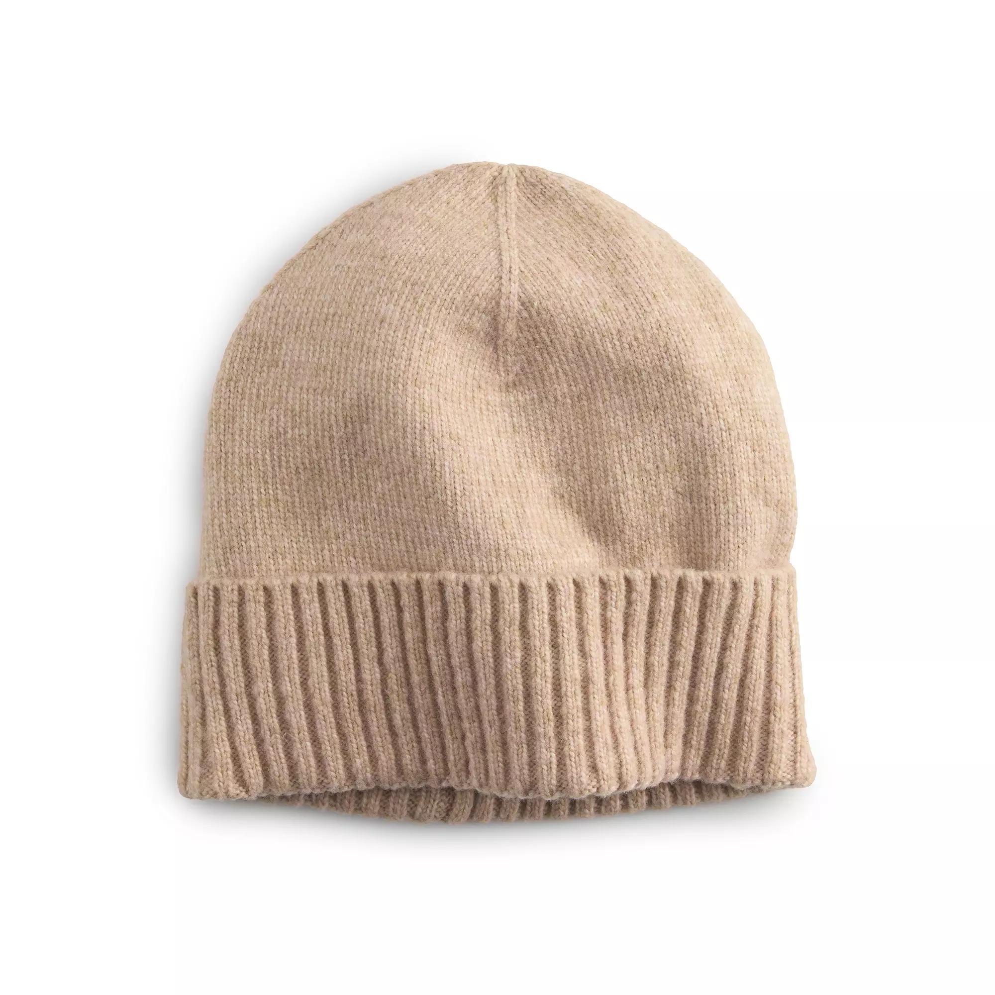 Womens Sonoma Goods For Life Unlined Cozy Marl Beanie Product Image