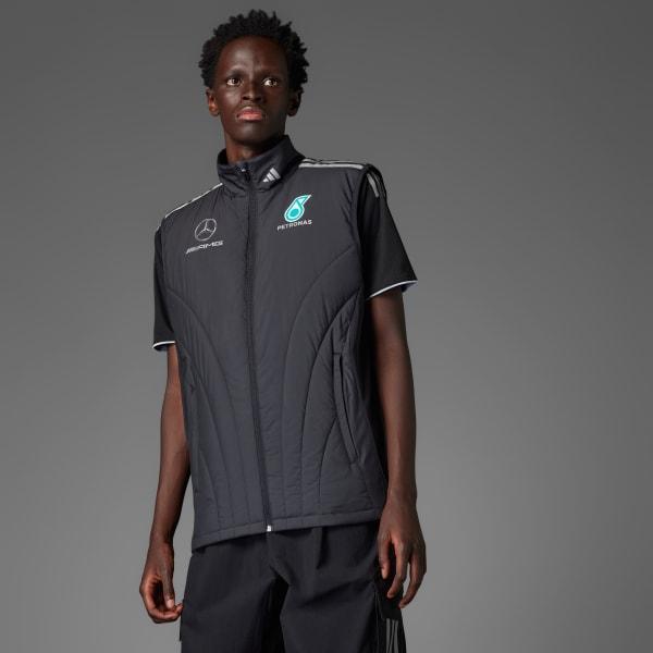 adidas MERCEDES - AMG PETRONAS FORMULA ONE TEAM MECHANICS VEST Black S Mens Product Image