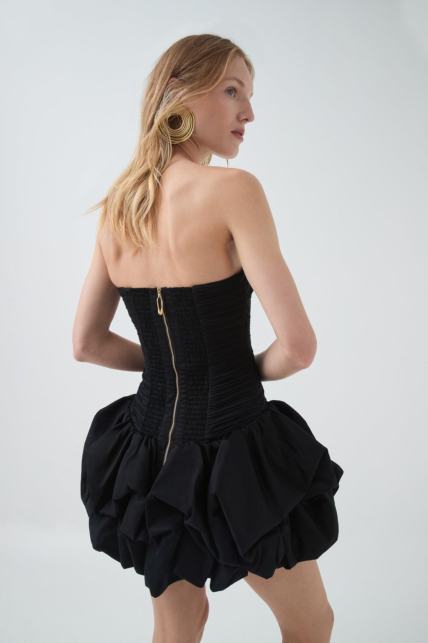 Violette Bubble Hem Mini Dress Product Image