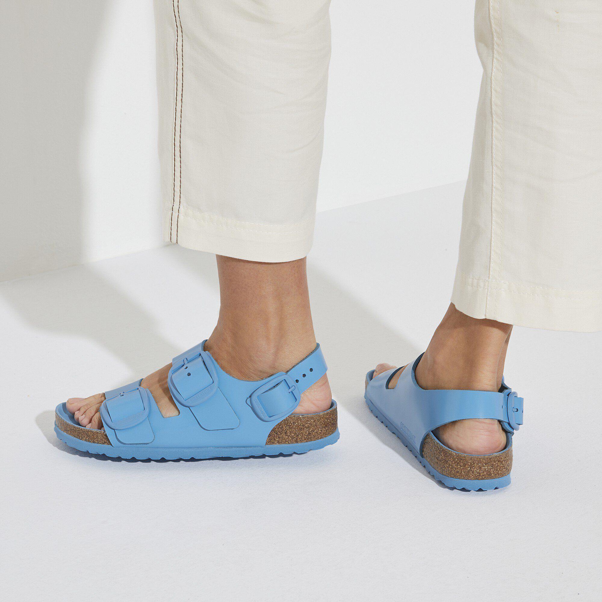 Milano Big Buckle Natural Leather Patent Product Image