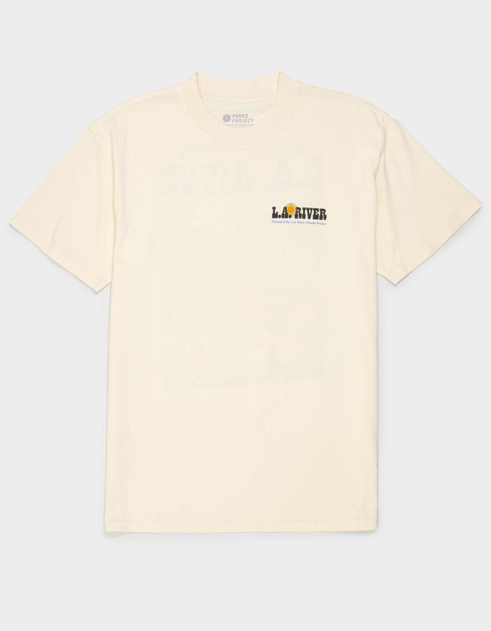 PARKS PROJECT Welcome To LA Mens Tee - NATURAL Product Image
