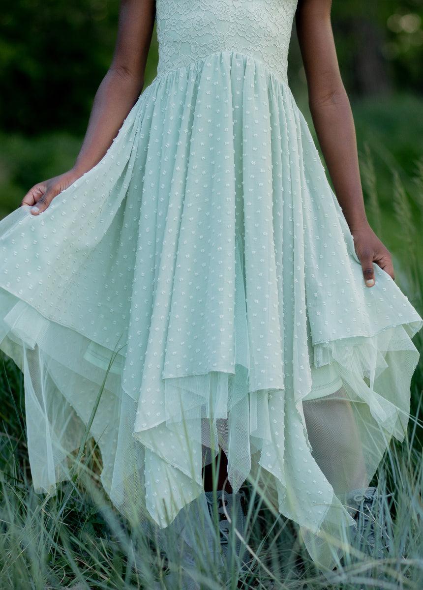 Oliviah Dress in Sweet Pea Girls Product Image