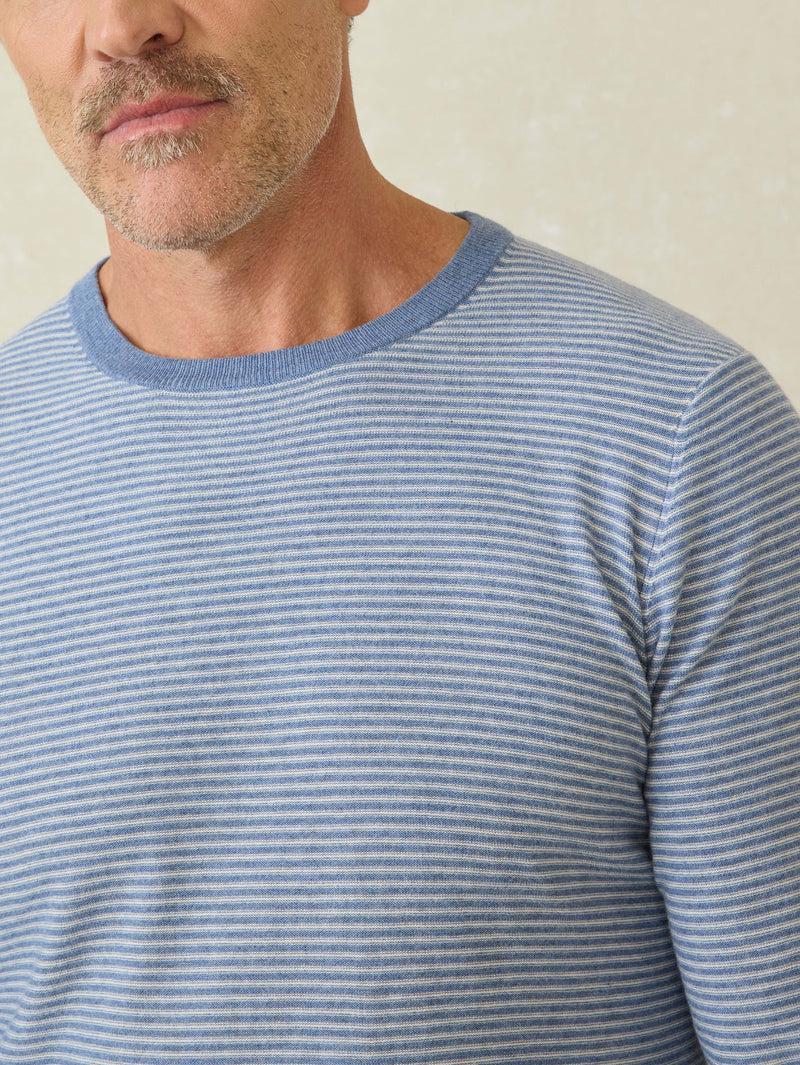 Movement™ Crewneck Sweater - Coastal Shore Stripe Product Image