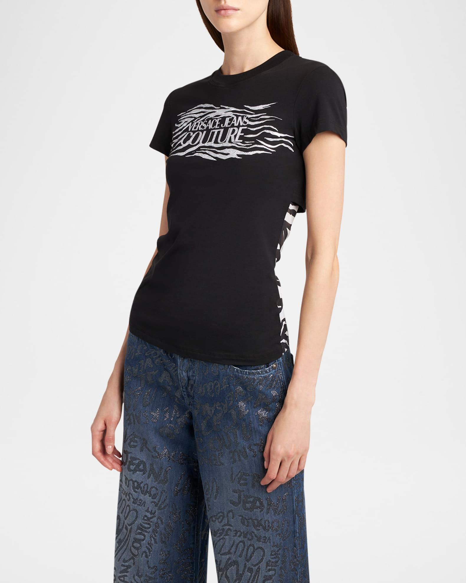 Short-Sleeve Zebra Logo T-Shirt Product Image