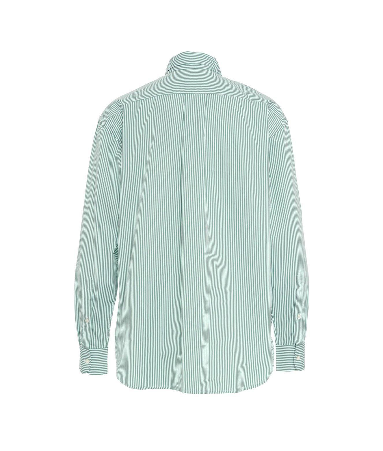 Striped shirt with logo embroidery Product Image