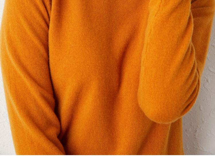 Mock Neck Ribbed Sweater Product Image