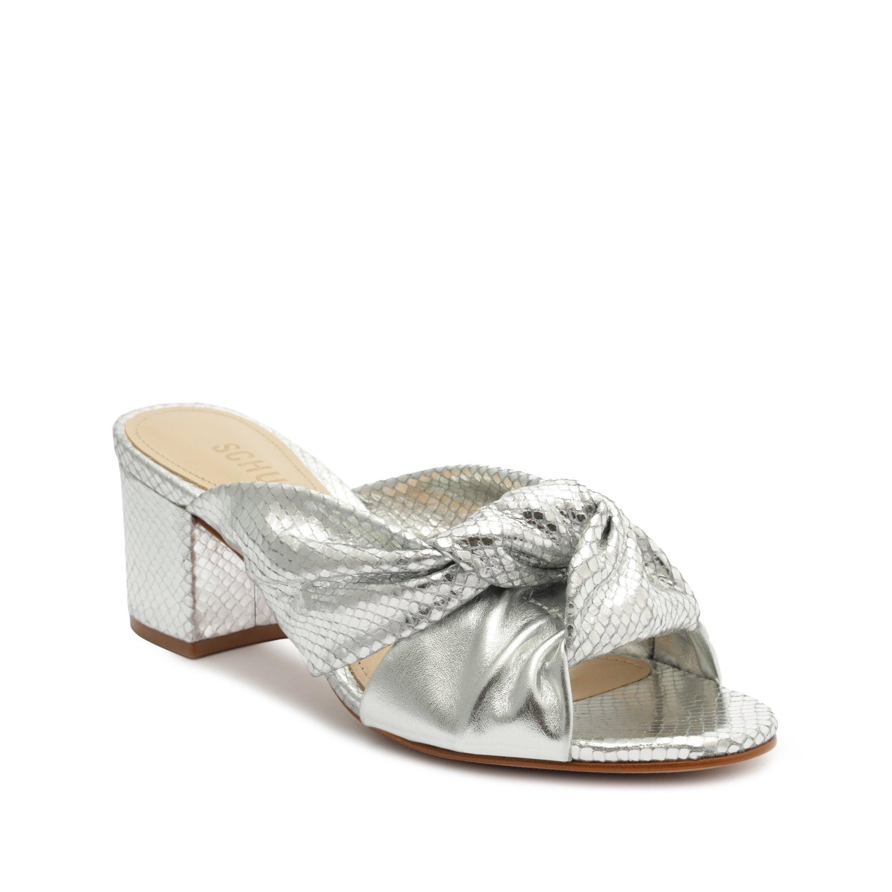 Mindy Mid Block Metallic Sandal Product Image