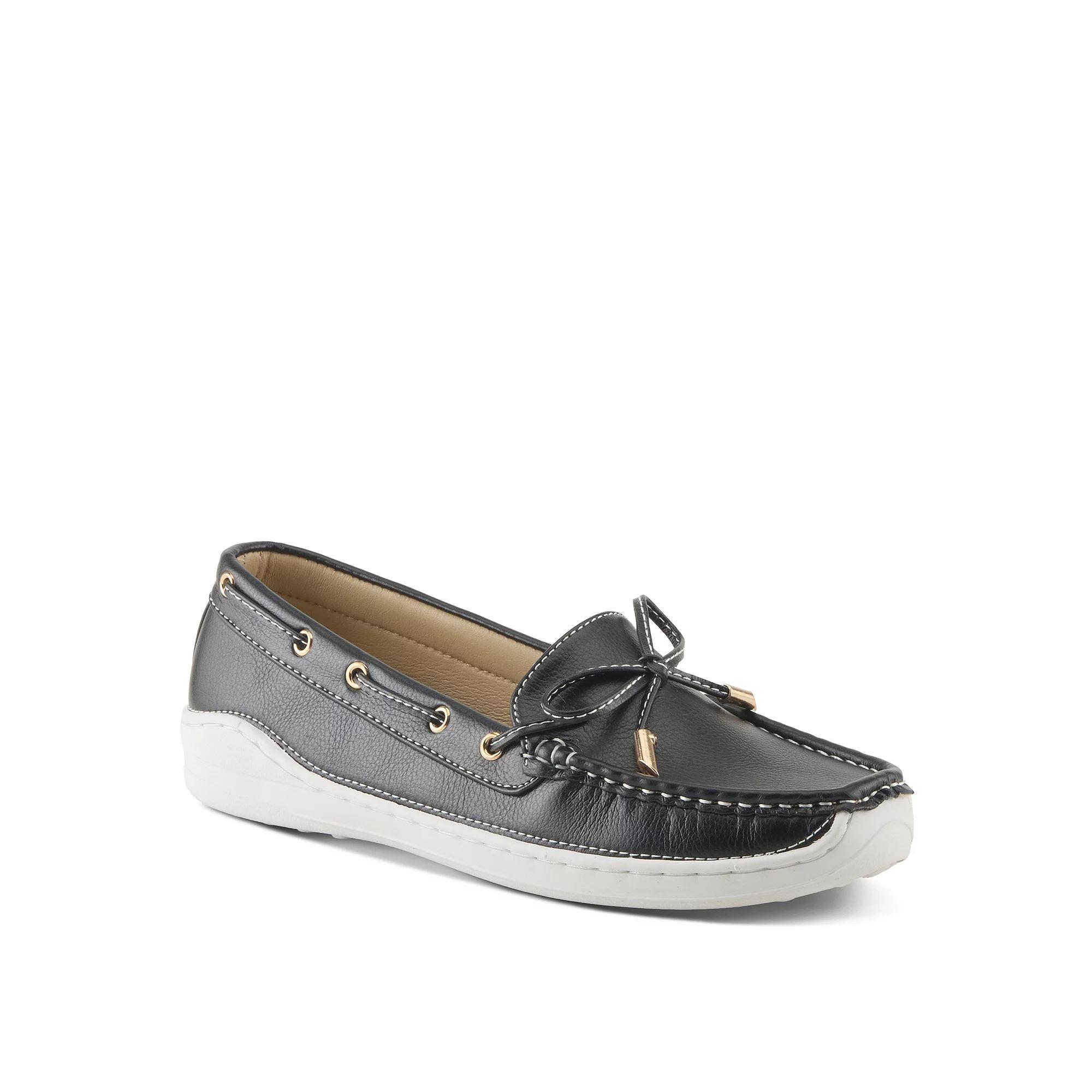 Patrizia Wardell Women's Boat Shoes, Size: 37, Black Product Image