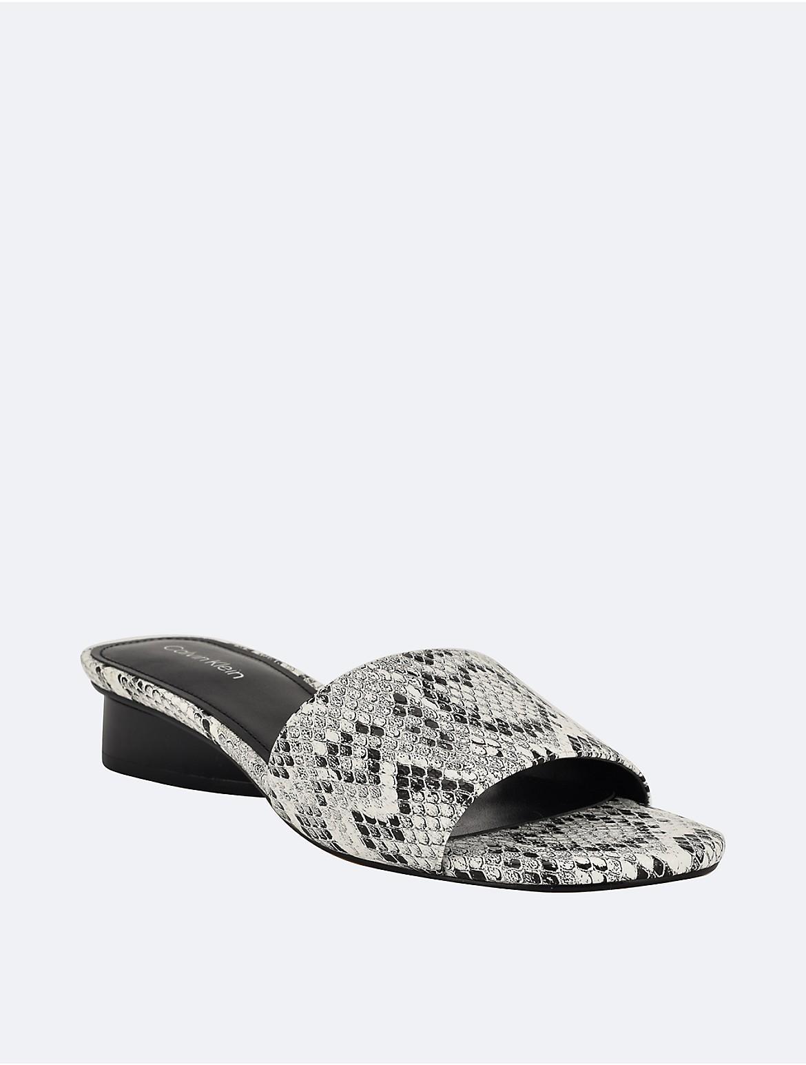 Calvin Klein Womens Womens Kimmie Sandal - Black Product Image