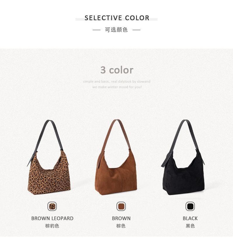 Faux Suede Shoulder Bag Product Image