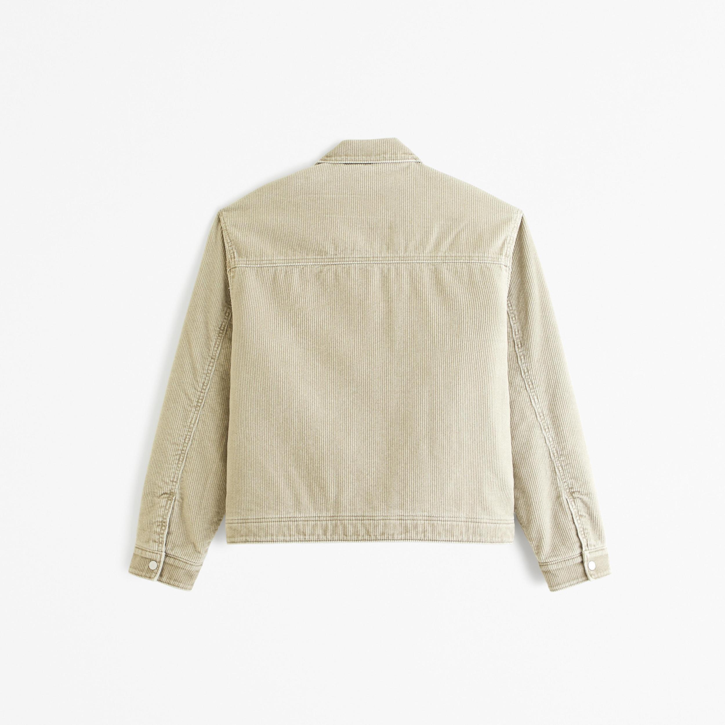 Cropped Zip Workwear Jacket Product Image