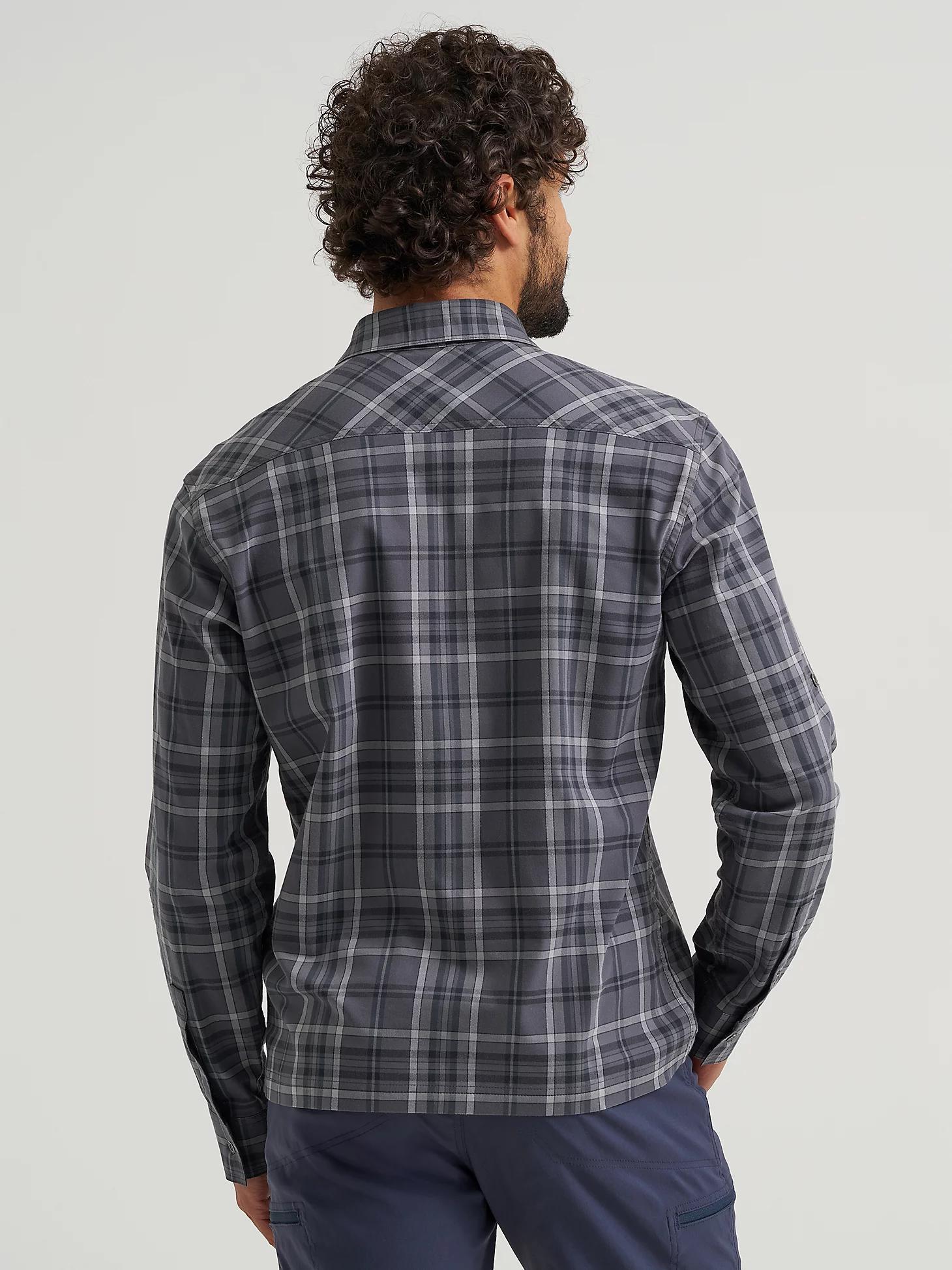 Men's Outdoor Stretch Plaid Shirt | Men's SHIRTS | Wrangler® Product Image