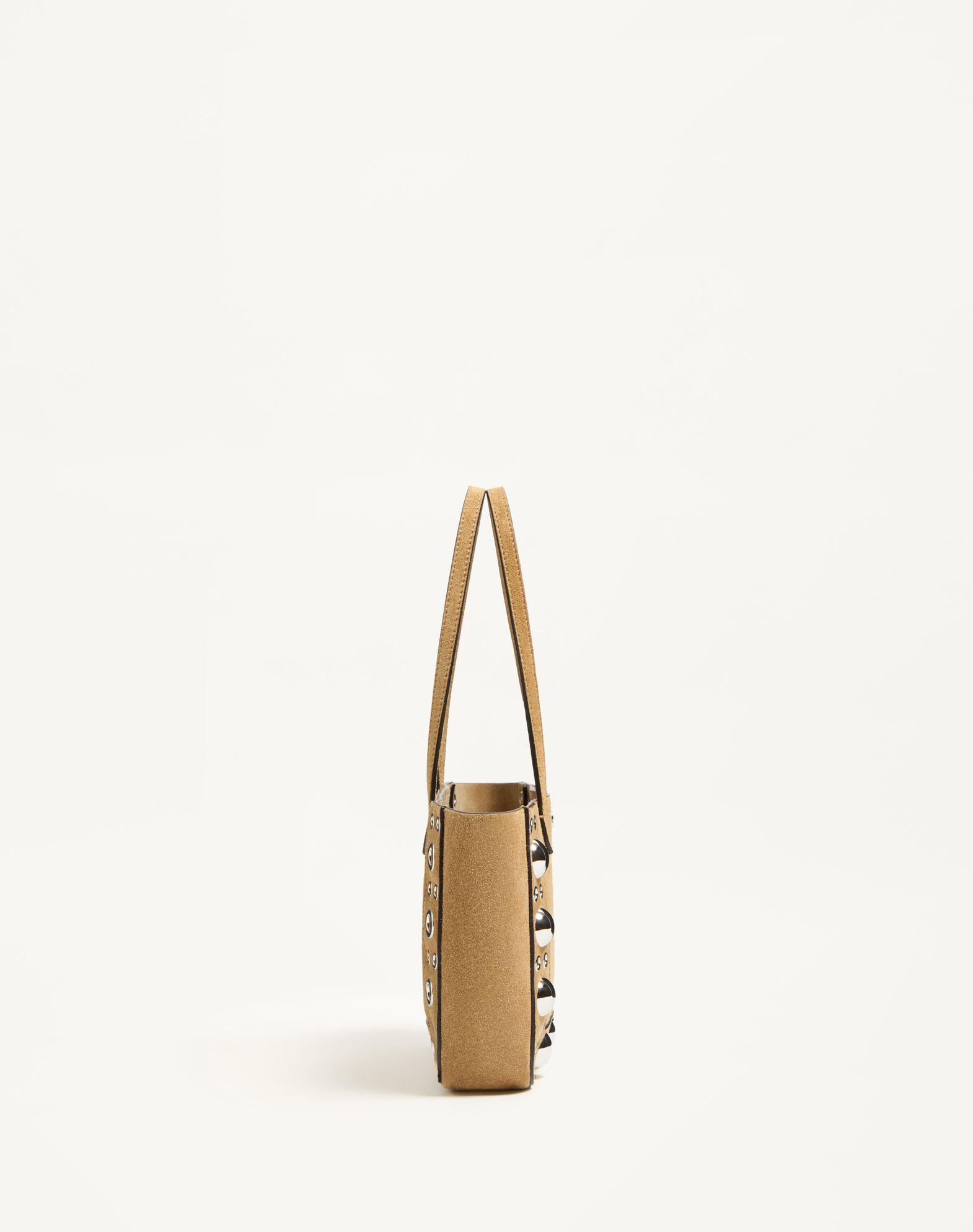 VALENTINO GARAVANI NELLCÔTE MINI SUEDE SHOPPING BAG Product Image