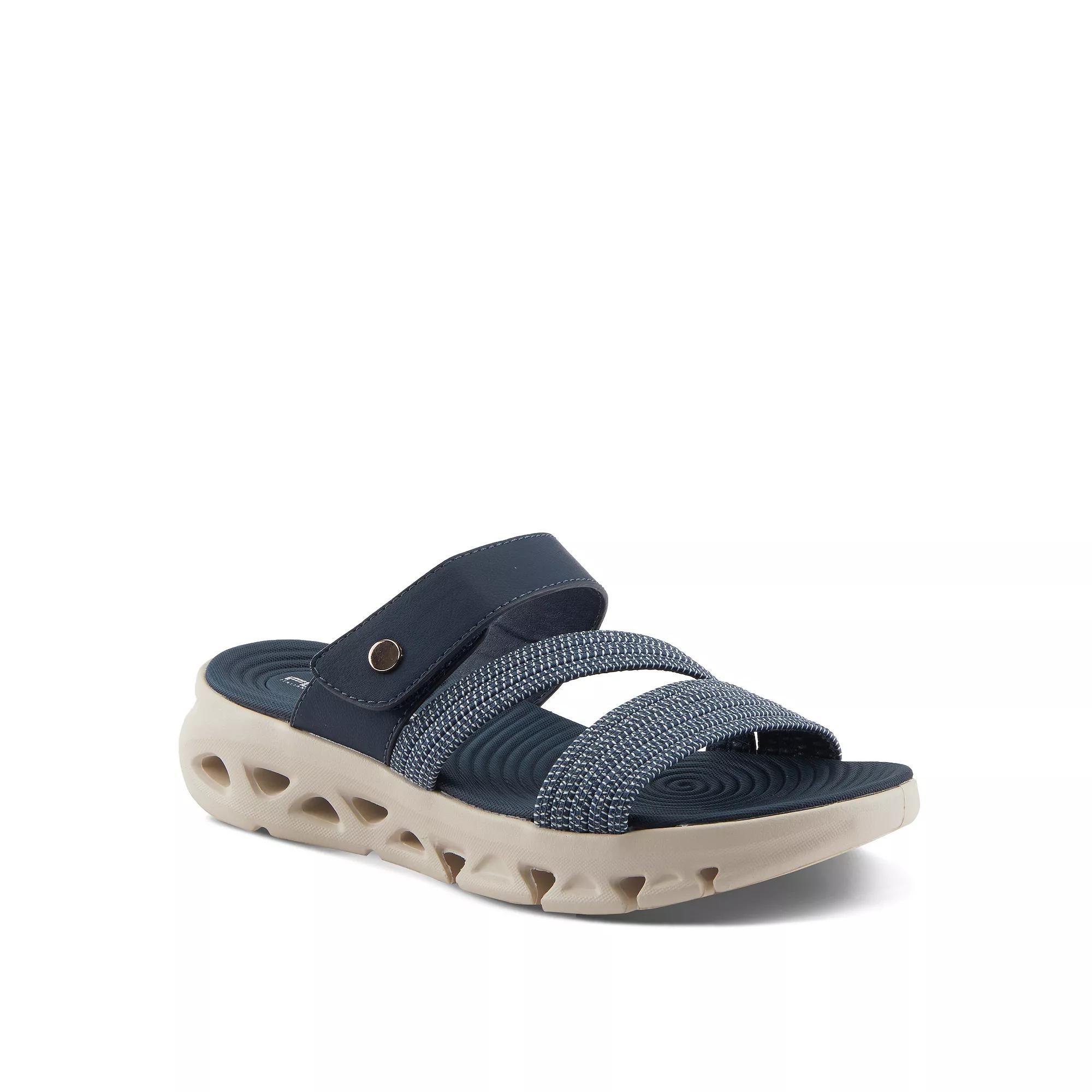 Flexus by Spring Step Galvanesa Women's Slide Sandals, Size: 36, Blue Product Image