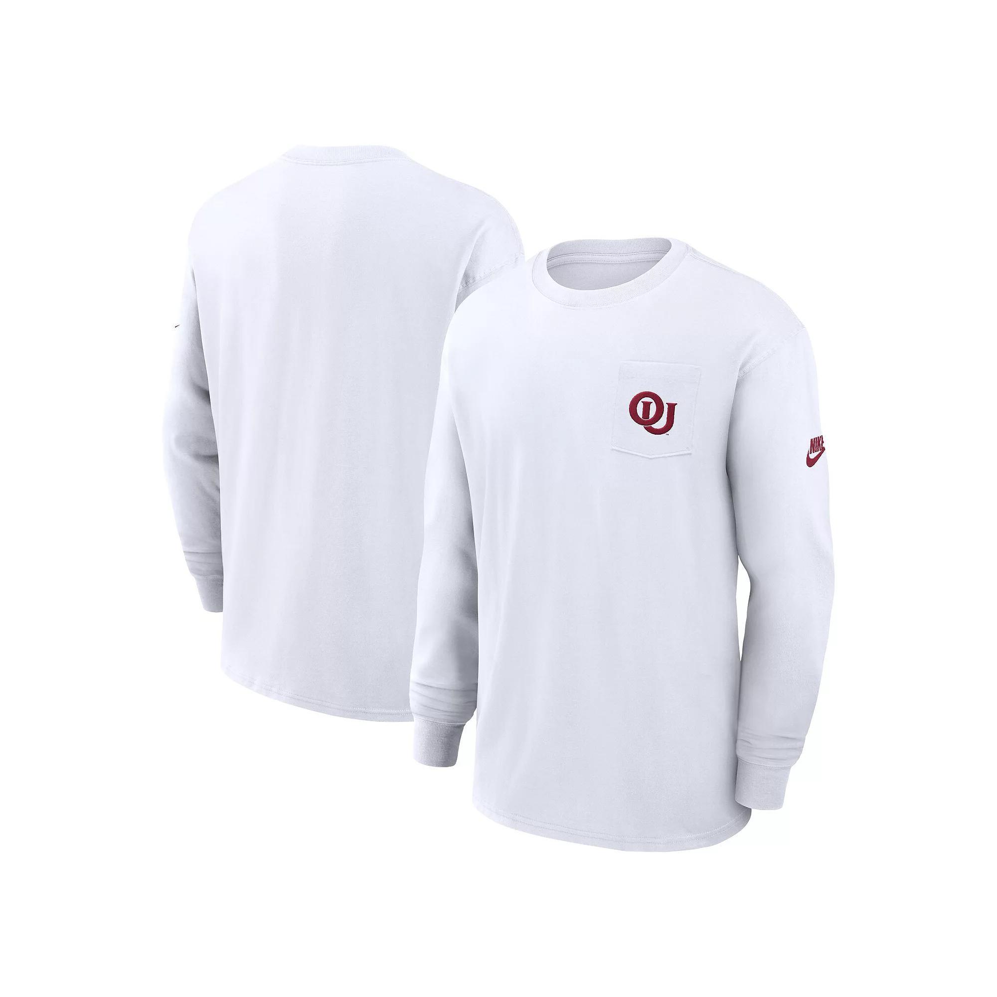 Oklahoma Sooners Legacy Max90 Pocket Nike Men's College Long-Sleeve T-Shirt Product Image
