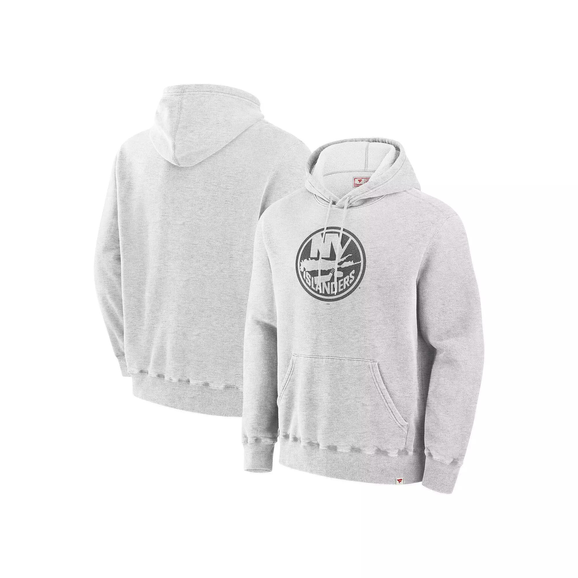 Mens Fanatics Cream New York Islanders Made in Canada Pullover Hoodie Product Image