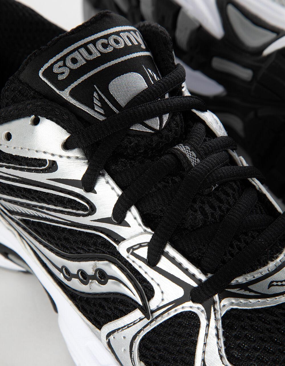 SAUCONY Ride Millennium Womens Shoes - BLK/SILVER Product Image