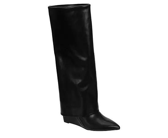 Madden Girl Womens Evander Fold Over Tall Dress Boot Product Image