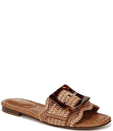 Sam Edelman Womens Bambi Buckled Woven Slide Sandals Product Image