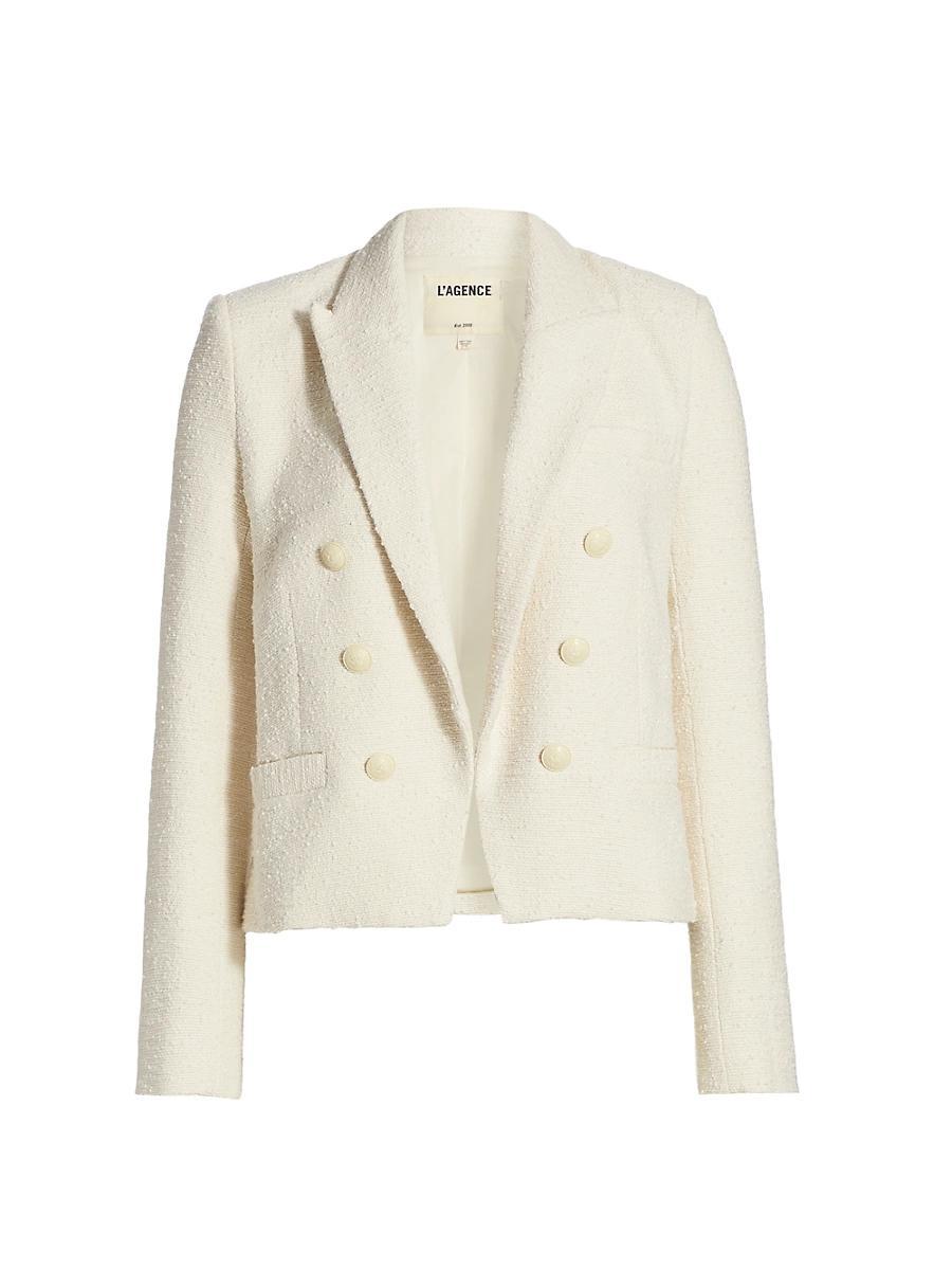 Brooke Double Breasted Crop Blazer L'AGENCE Product Image