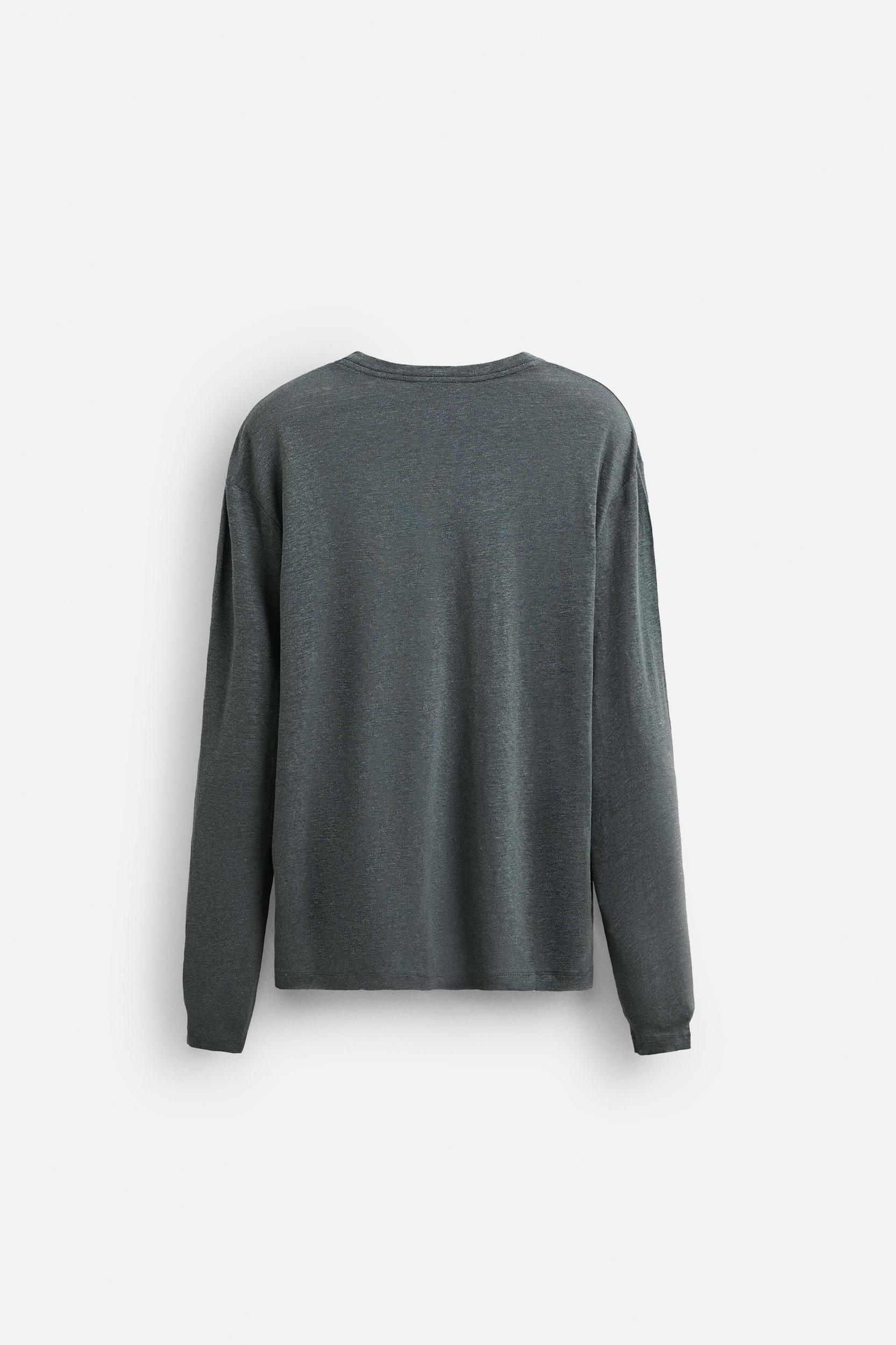 LINEN BLEND T-SHIRT Product Image