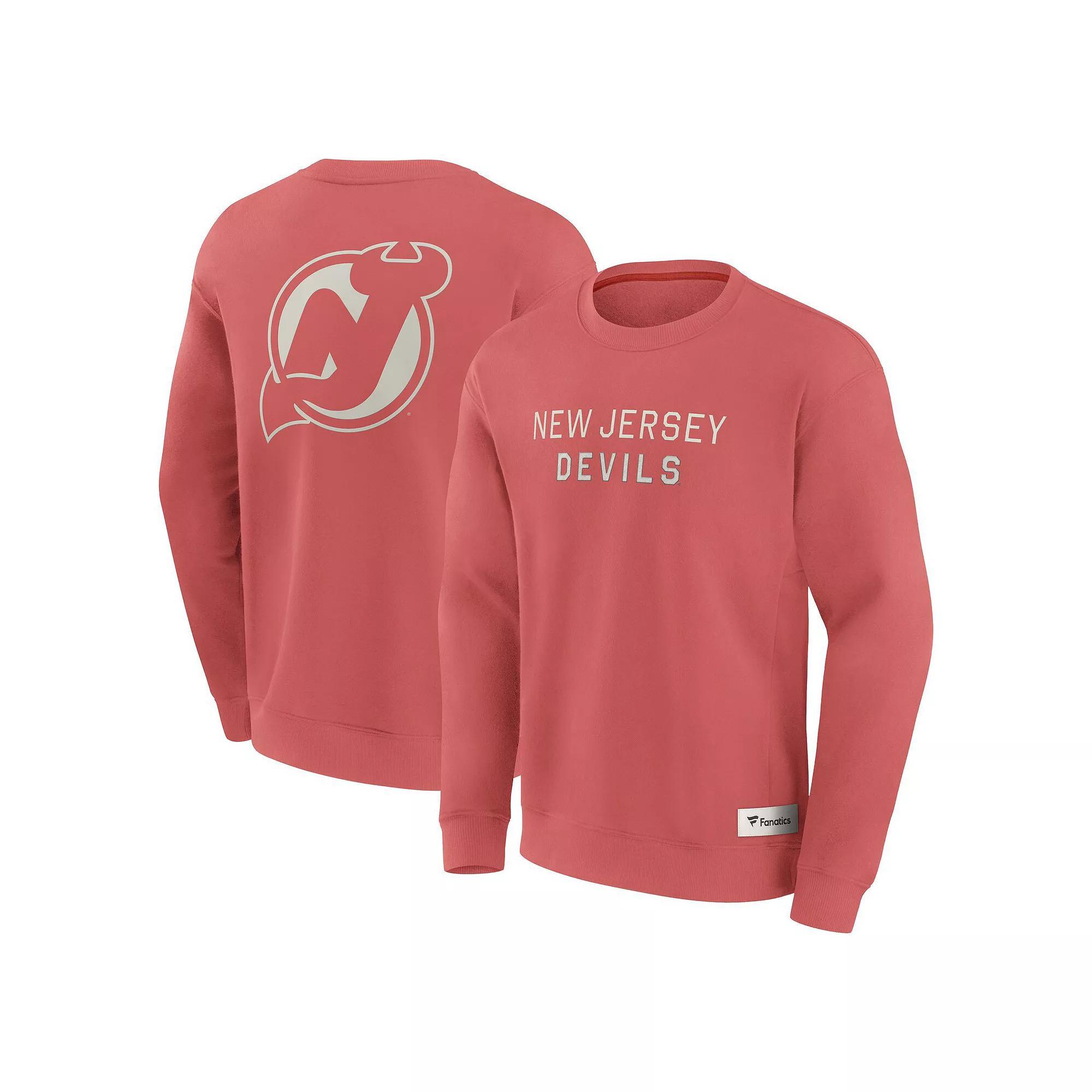 Men's Fanatics Red New Jersey Devils Elements Future Ground Lettering Pullover Sweatshirt, Size: 3XL, Nhl Red Product Image