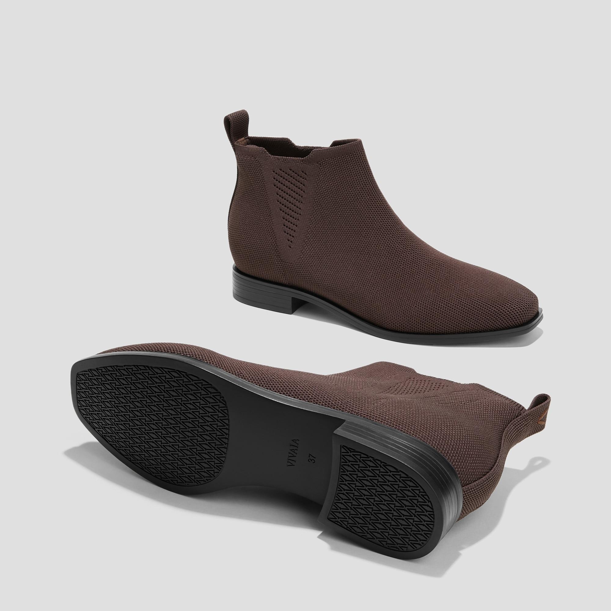 Slip-On Square-Toe Ankle Chelsea Boots (Ryan Slip-On) Product Image