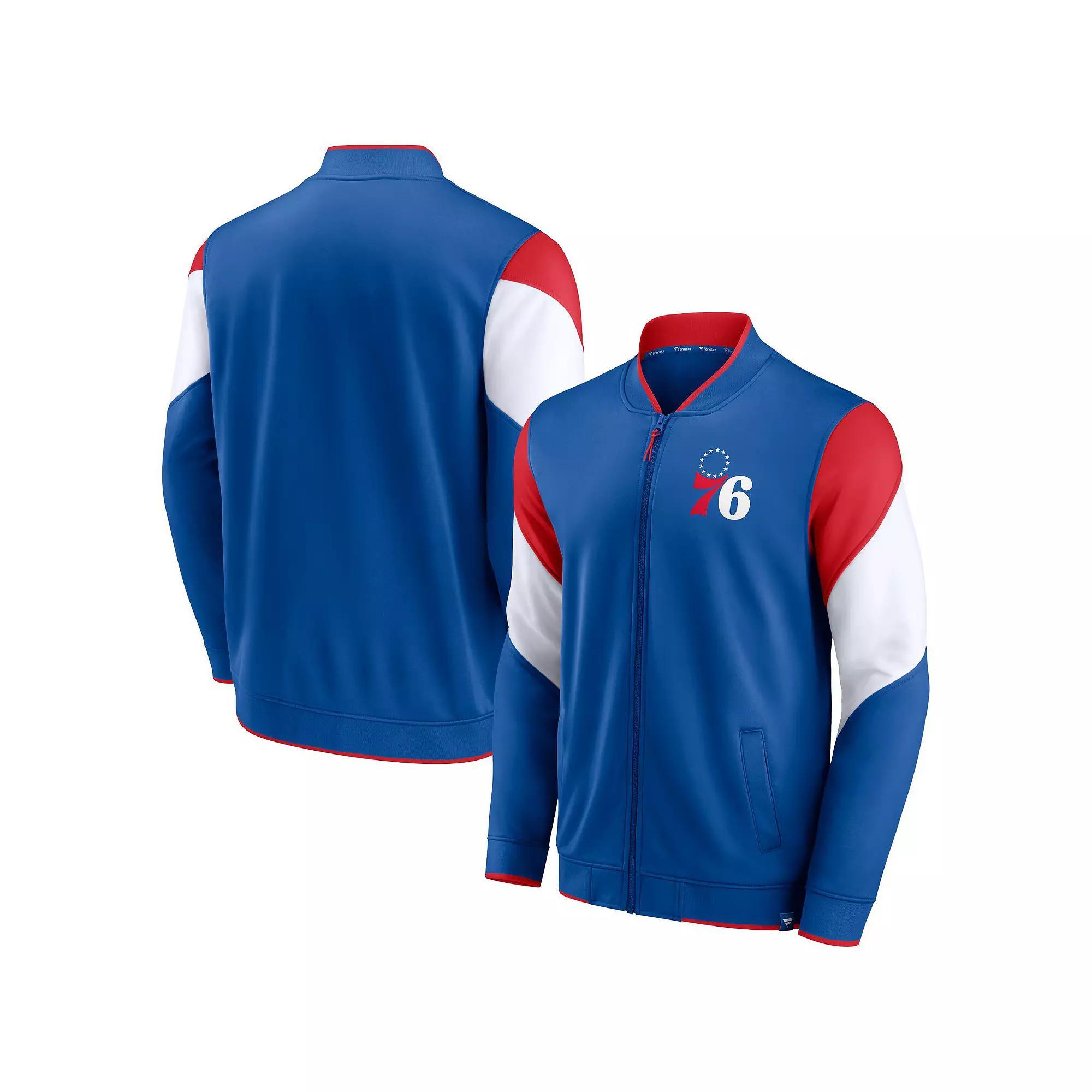 Men's Fanatics Branded Royal Philadelphia 76ers League Best Performance Full-Zip Jacket, Size: Large, 76r Blue Product Image