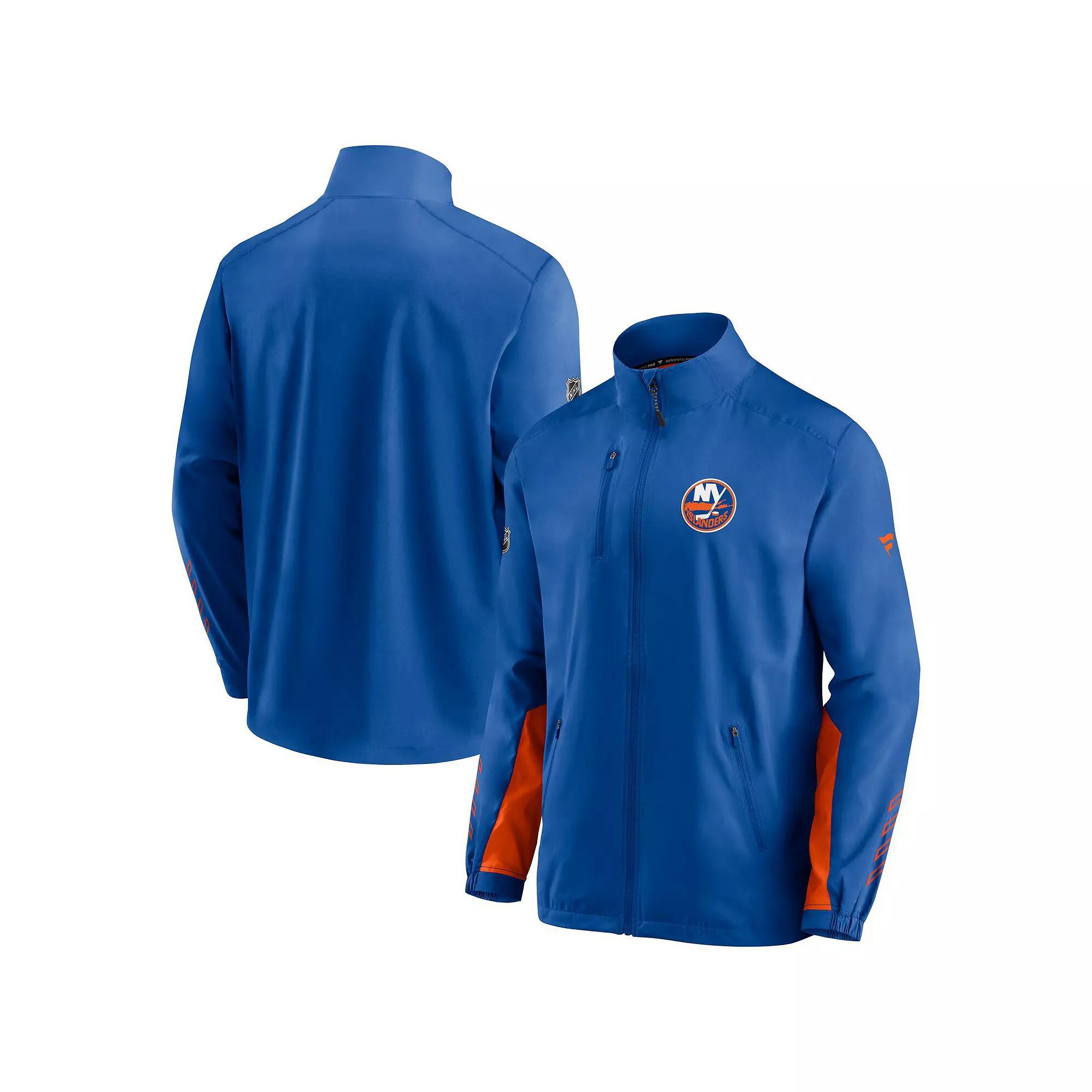 Men's Fanatics Branded Blue Tampa Bay Lightning Authentic Pro Locker Room Rinkside Full-Zip Jacket, Size: Medium, Lgh Blue Product Image