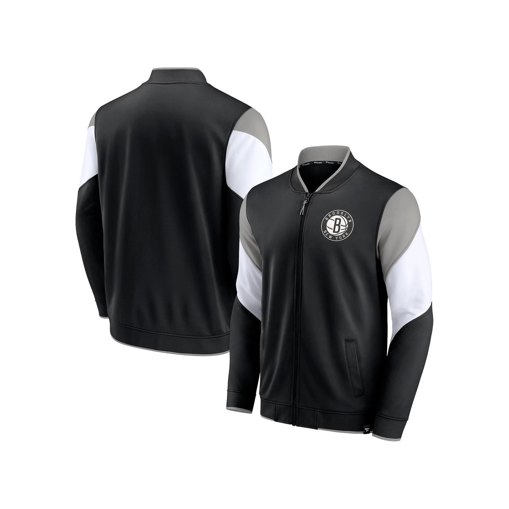 Men's Fanatics Branded Black Toronto Raptors League Best Performance Full-Zip Jacket, Size: Small, Rpt Black Product Image
