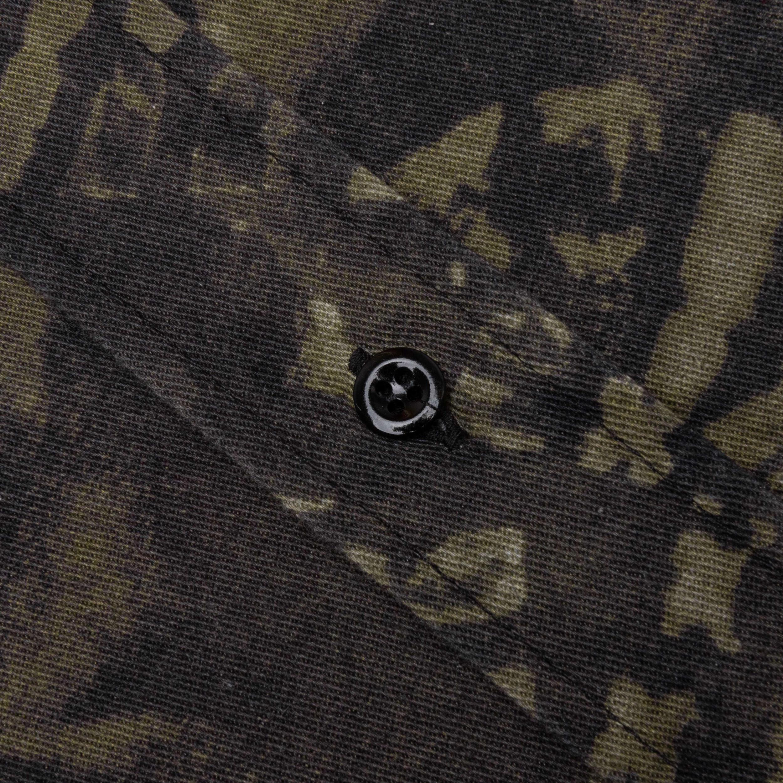 Osetar Boot Print Overshirt - Washed Black Male Product Image