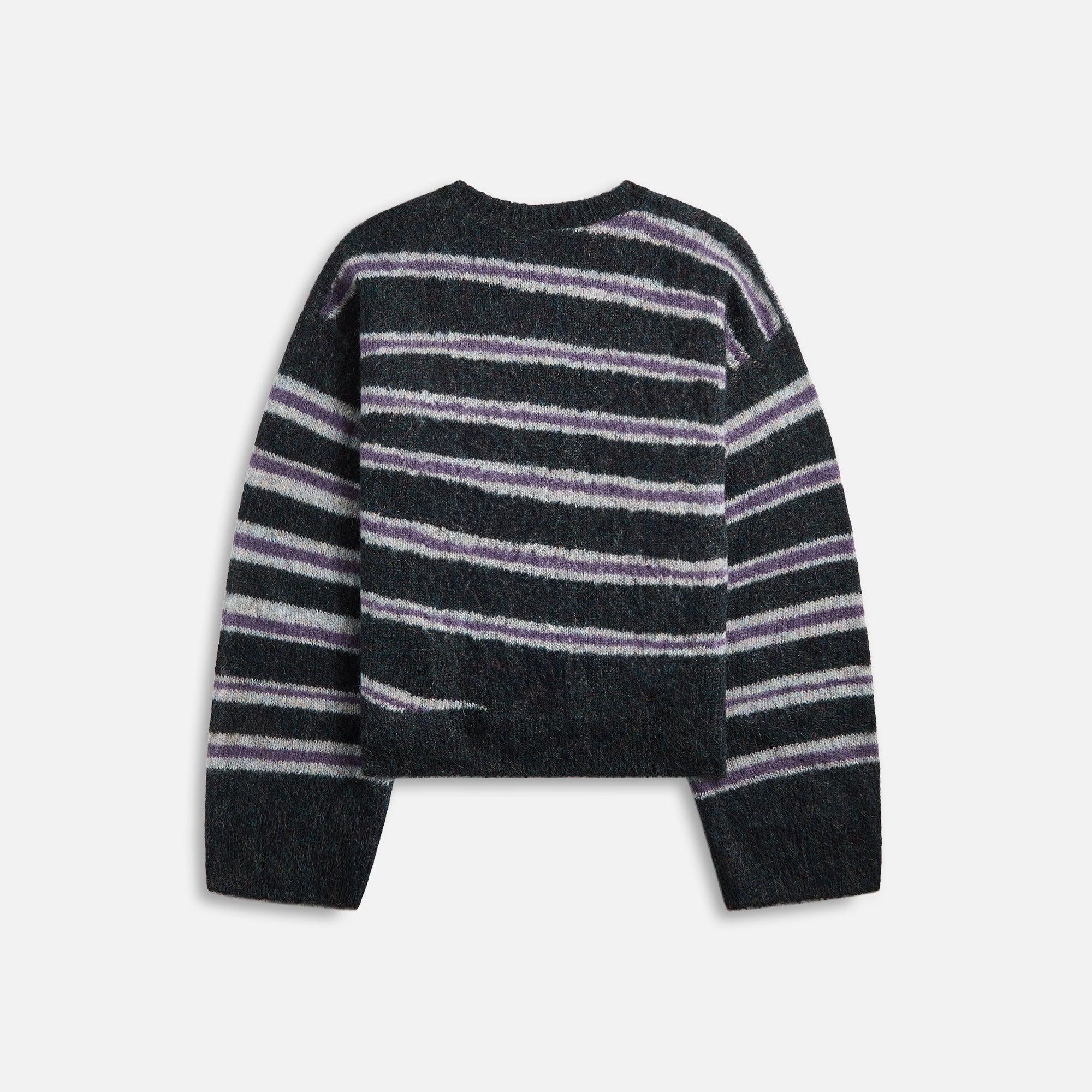 Acne Studios Kwatta Vase Spiral Sweater - Dark Grey Melange / Multi Male Product Image