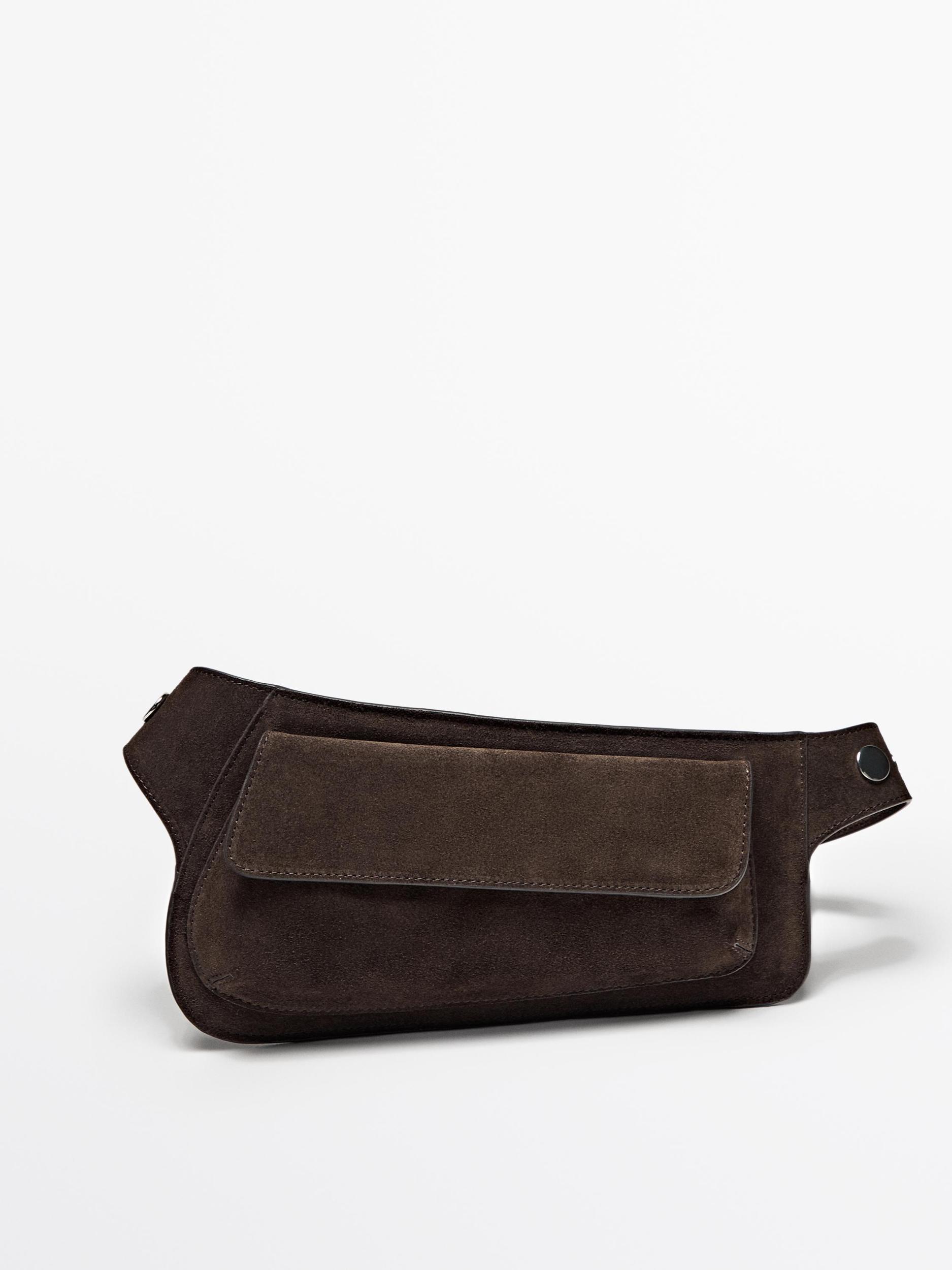 Split suede belt bag Product Image