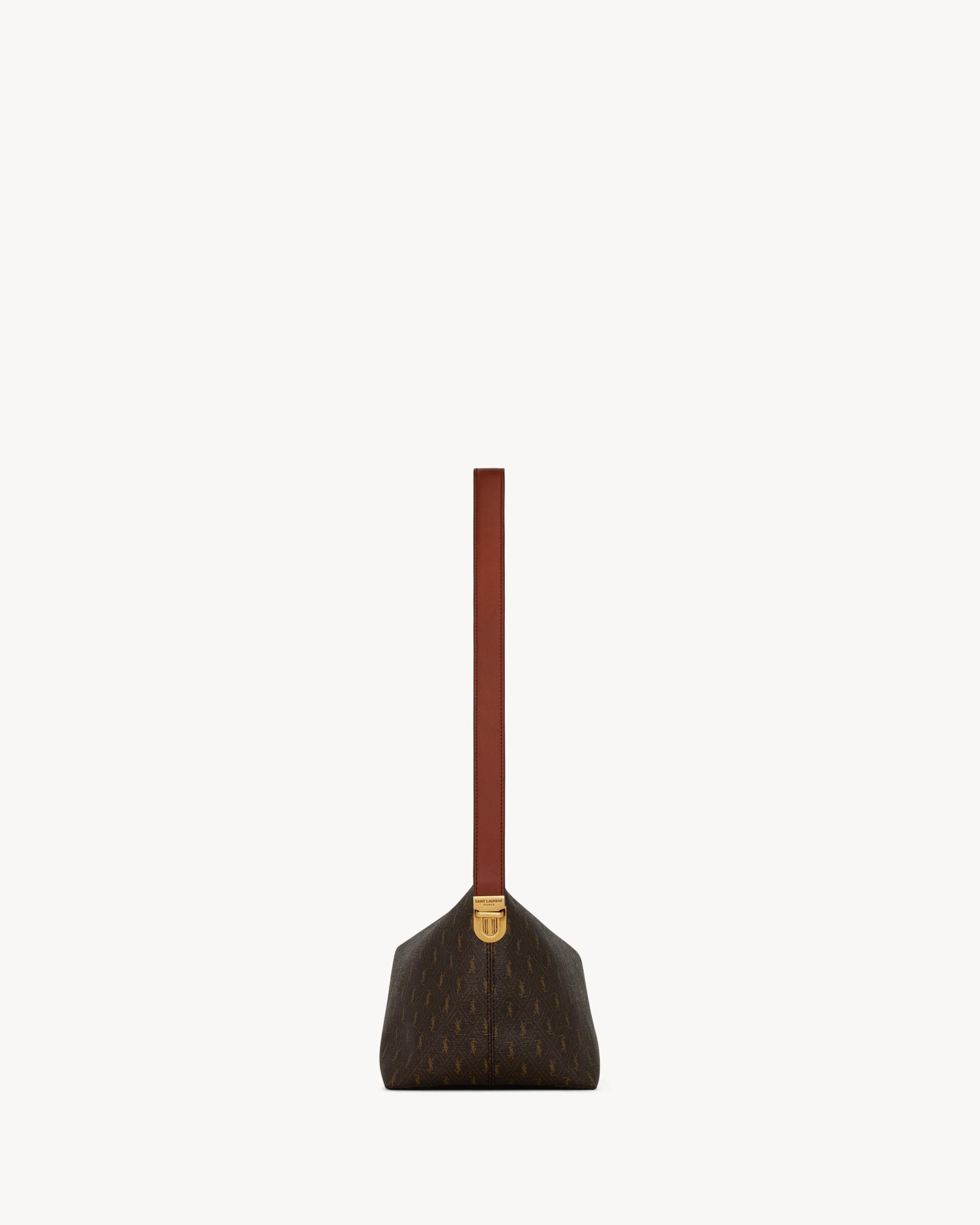 LE MONOGRAMME CROSSBODY BAG IN CASSANDRE CANVAS AND SMOOTH LEATHER Product Image