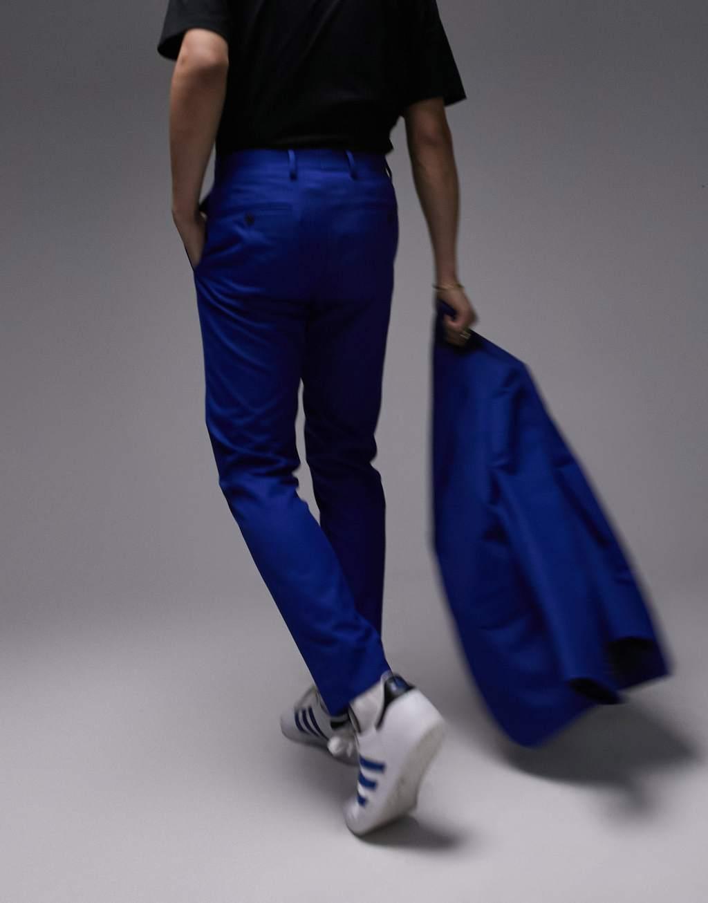 Topman Premium slim suit pants Product Image