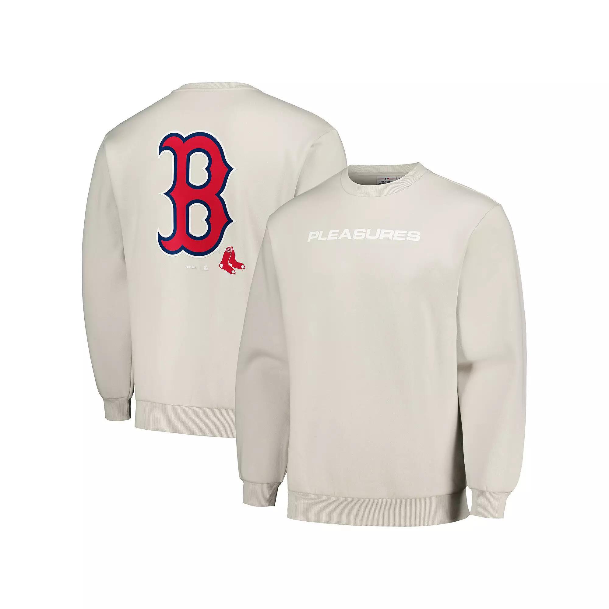 Men's Gray Boston Red Sox Ballpark Pullover Sweatshirt, Size: Small, Grey Product Image