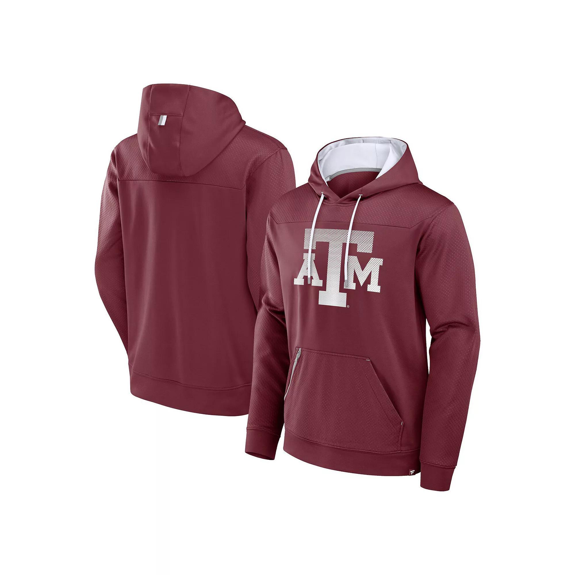 Men's Fanatics  Crimson Oklahoma Sooners Defender Dot Faded Primary Pullover Hoodie, Size: 3XL, Red Product Image