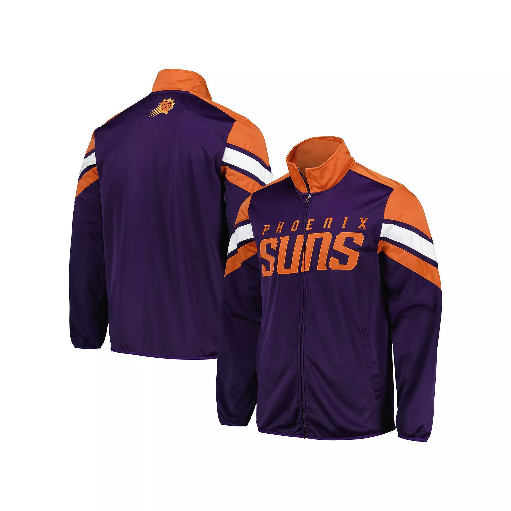Men's G-III Sports by Carl Banks Purple Phoenix Suns Game Ball Full-Zip Track Jacket, Size: Medium, Phx Purple Product Image