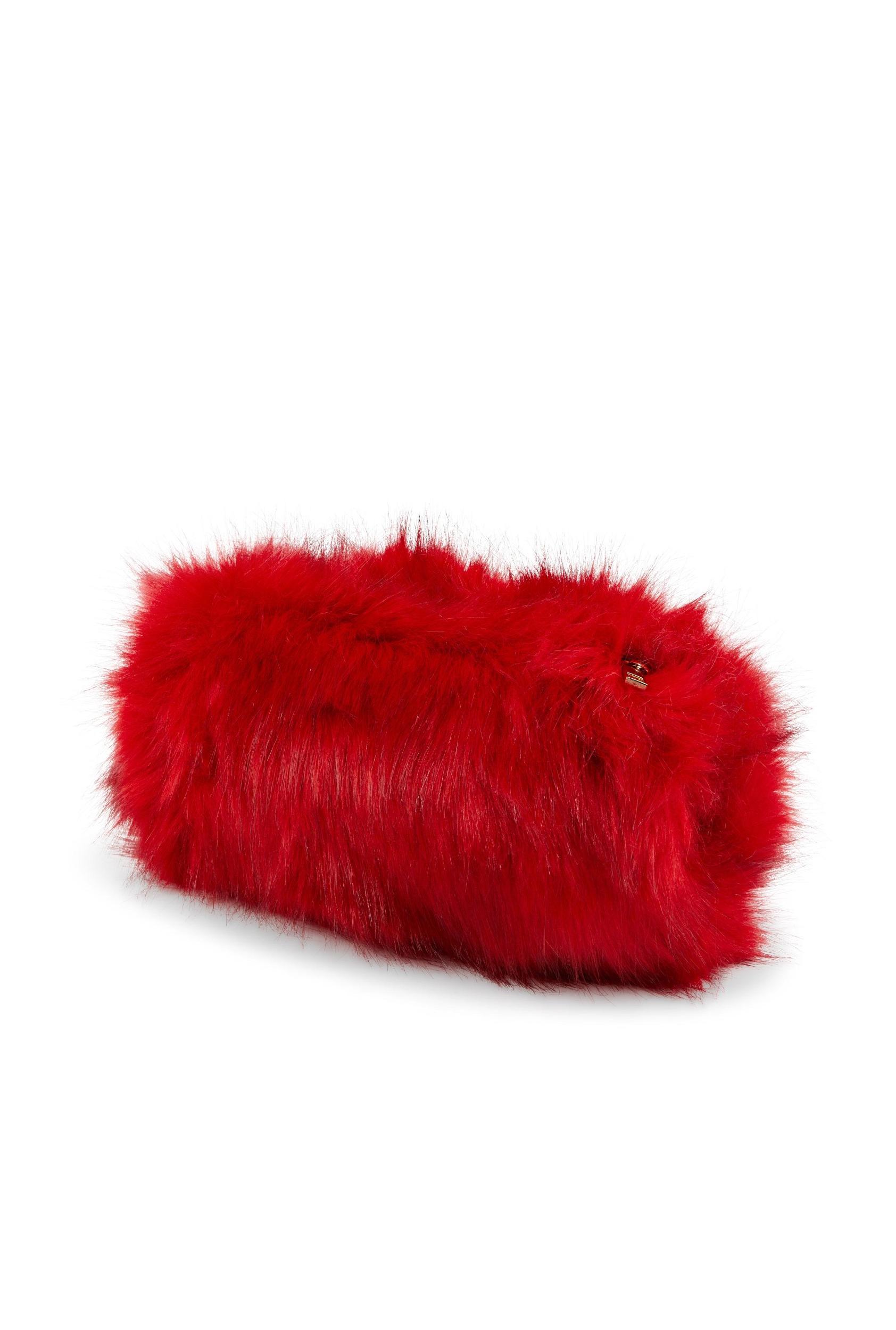 Faux Fur Hand Muff Crossbody Bag Female Product Image