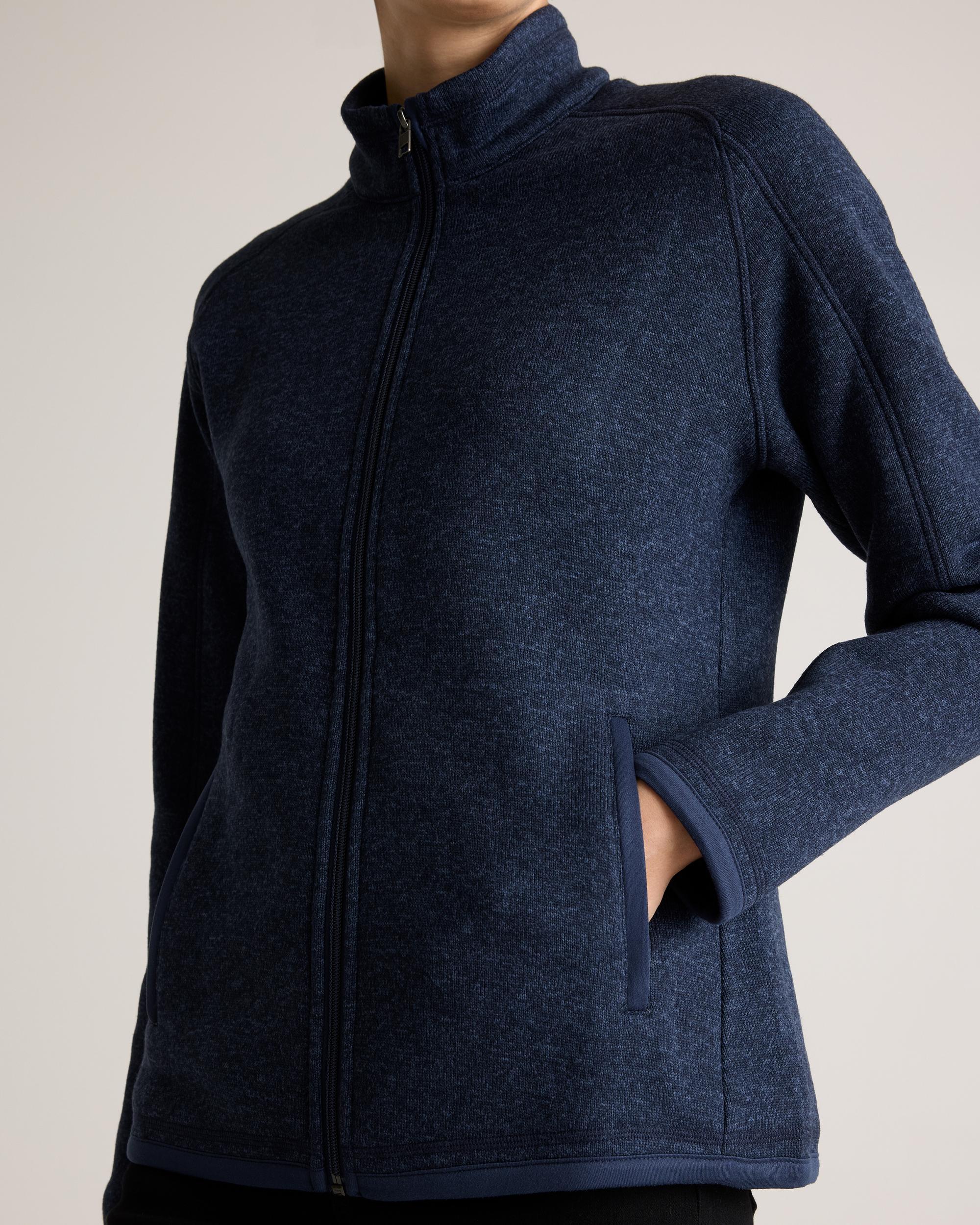 Quince | Women's Sweater-Knit Fleece Full-Zip Jacket Recycled Polyester Product Image