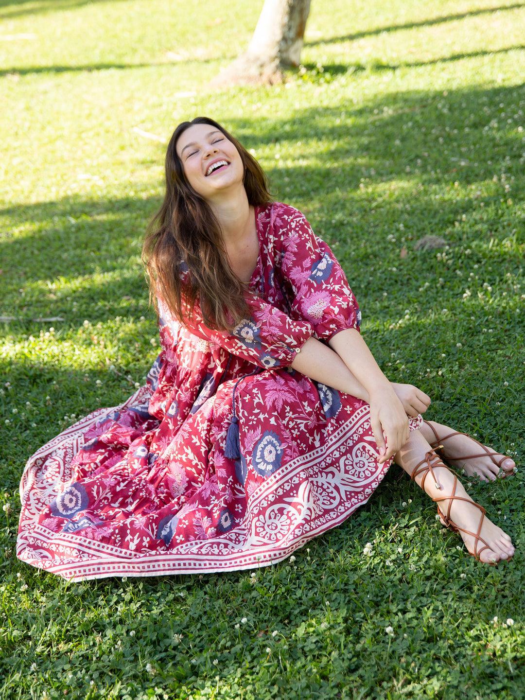 Auguste Cotton Maxi Dress Product Image
