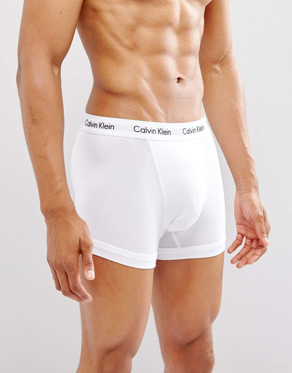 Calvin Klein Cotton Stretch 3-pack trunks Product Image