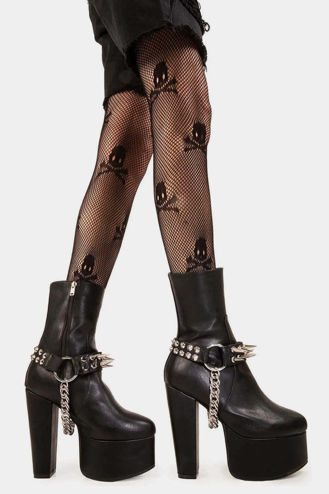 Flashbacks Platform Ankle Boots Product Image