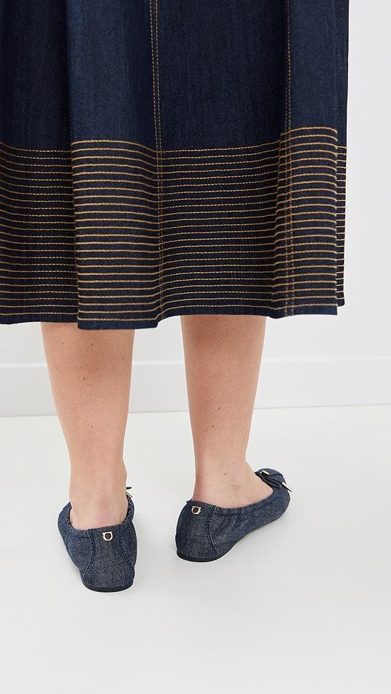 FERRAGAMO Joelle Denim Flats | Shopbop Product Image