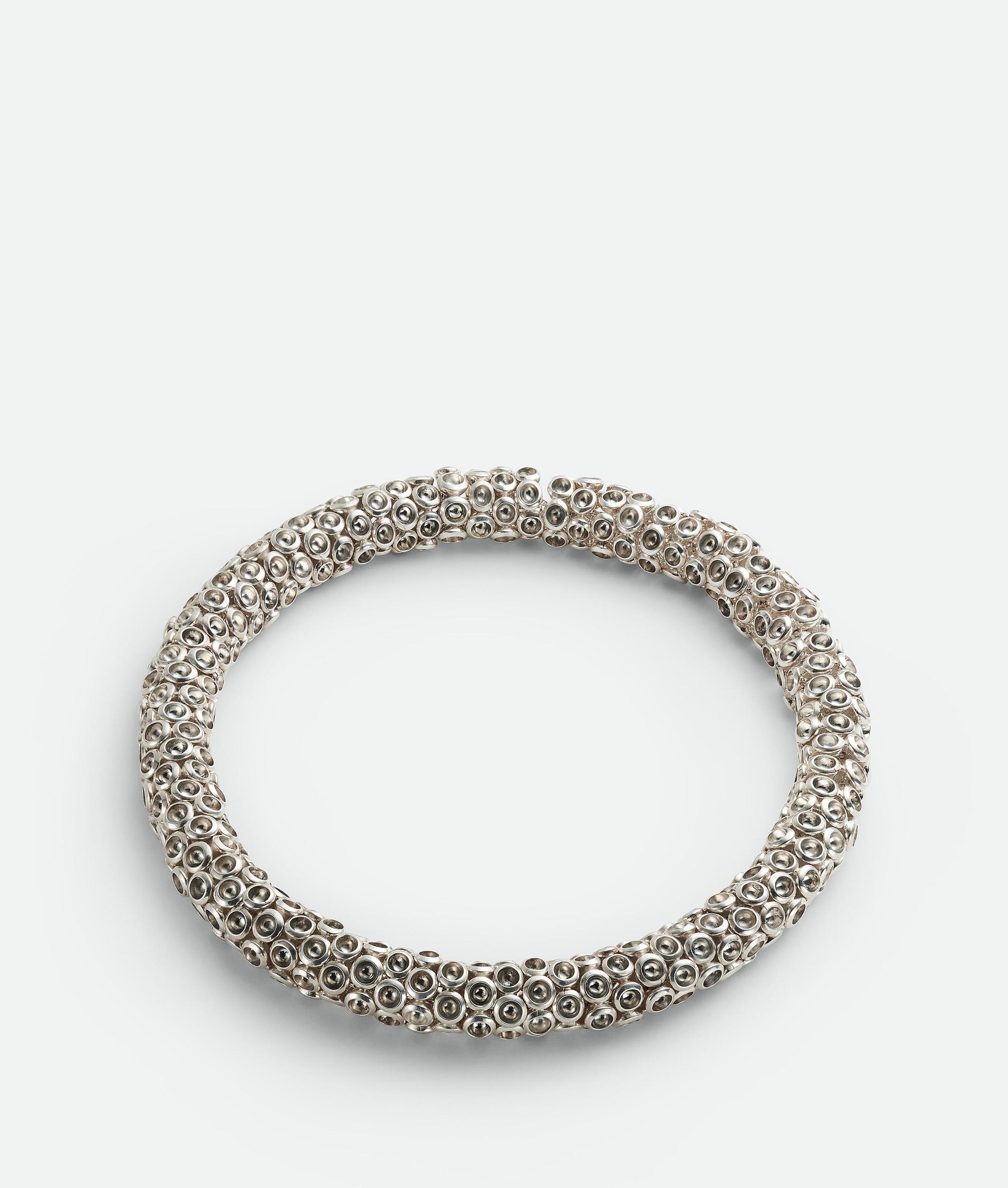 Women's Concave Necklace in Silver Product Image