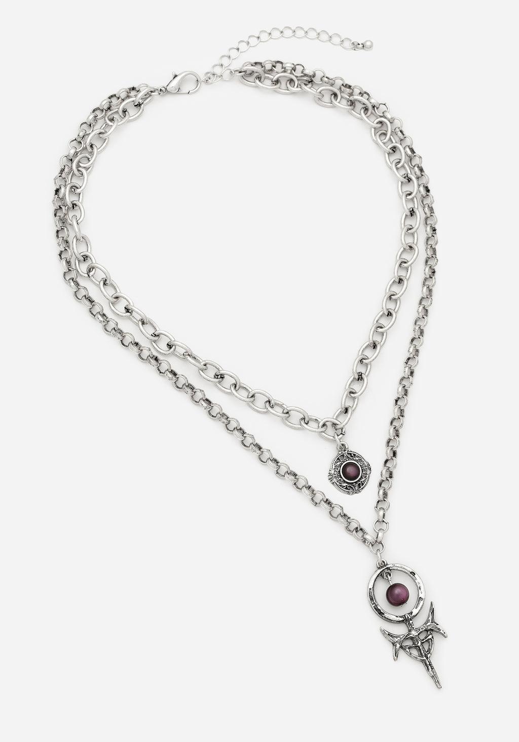 Manea Layered Multichain Necklace Product Image