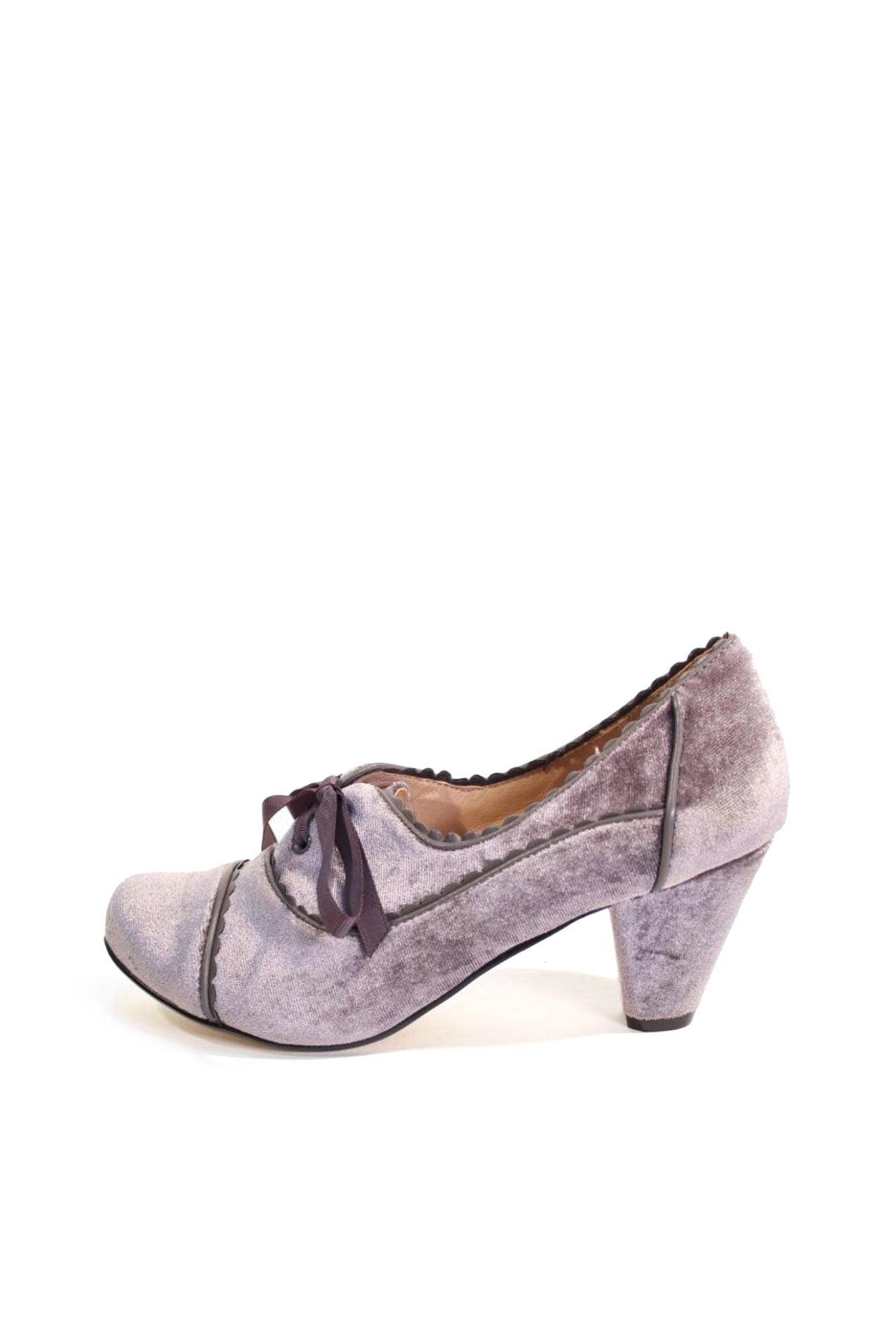 Madison Velvet Retro Heels Product Image