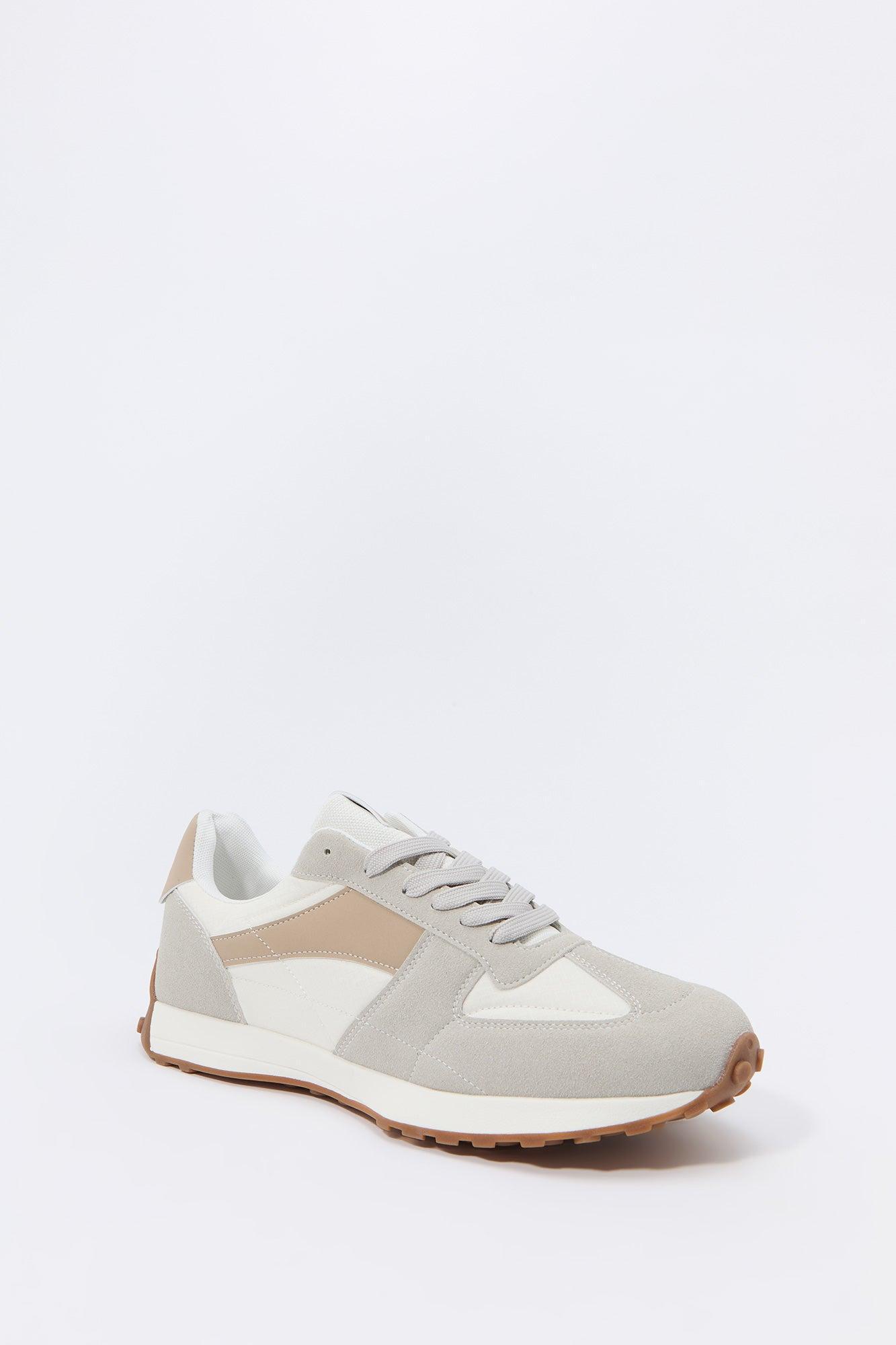 Faux Suede Colourblock Sneaker Male Product Image