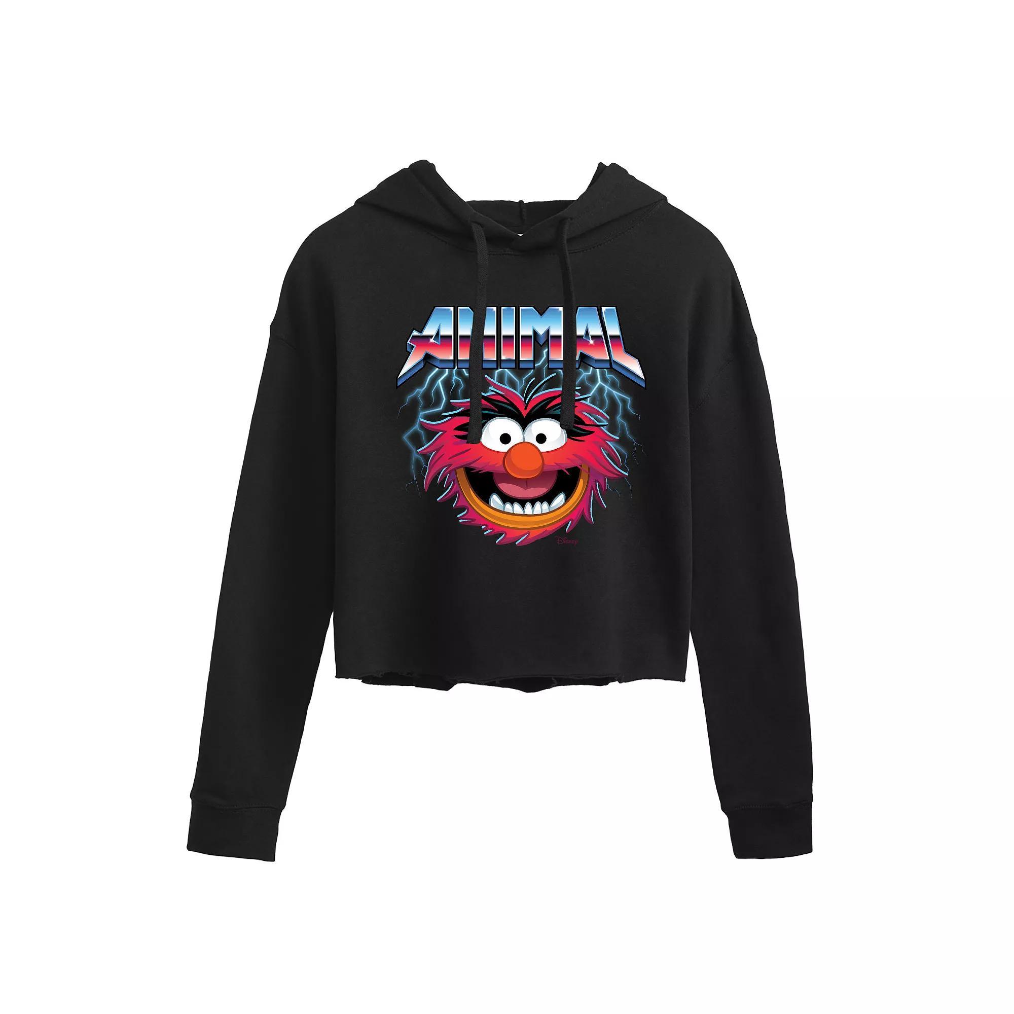 Juniors Ghostbusters I Aint Afraid Cropped Hoodie, Girls Product Image