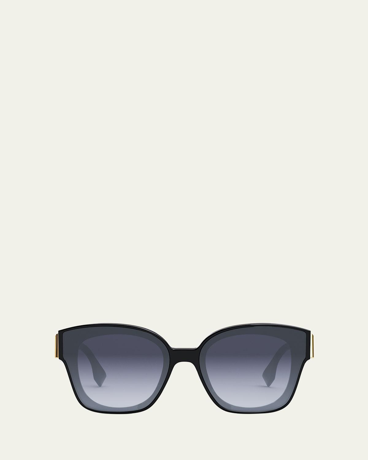 Oversized F Logo Acetate Cat-Eye Sunglasses Product Image